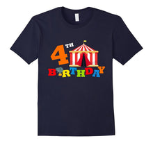 4th. Birthday Circus Kids Children Funny T-Shirt Balloons