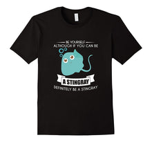 Funny Be Yourself Stingray T-Shirt Sea Pet Zoo Quote Gift