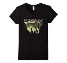 Bronx NYC Camouflage Retro New York City T Shirt