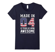 13th Birthday Gift T-Shirt Made in 04 Cute 13 Yrs Old Gift