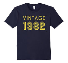 35th Birthday Gift Shirt Cool Vintage Retro 35 Year Old 1982