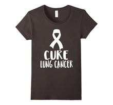 Lung Cancer Awareness White Ribbon Cure Support Shirt