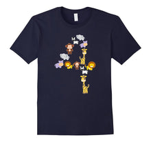 Safari Animals Birthday T-Shirt for 4 Year Old Girls Boys