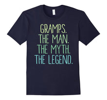 Mens Gramps the Man the Myth the Legend Shirt Gramps Shirt