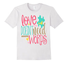 Autism Puzzle Shirt Love Doesn't Need Words Nonverbal Kids