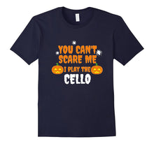 Can't Scare Me I Play the Cello Funny T-Shirt Halloween
