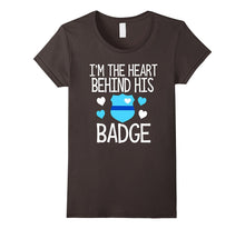 I'm the Heart Behind His Badge Police Officer Wife Shirt