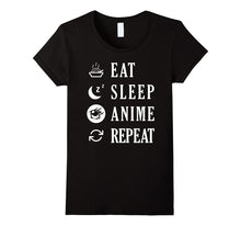 Eat Sleep Anime Repeat Shirt for Daughter Anime Lover Funny