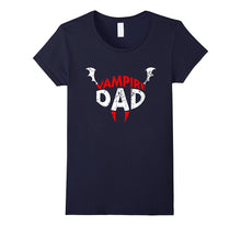Mens Funny Vampire Dad Halloween Party Costume T Shirt