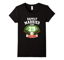 29th Wedding Anniversary T-Shirt Baseball Couple Gift Shirt