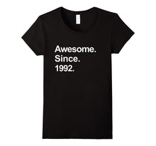 Awesome Since 1992 Shirt Cool 25th Birthday Gifts TShirt