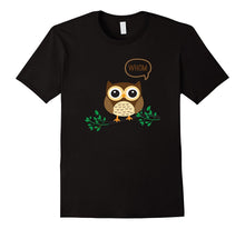 OWL WHOM T-Shirt Funny Grammar English Teacher or Student