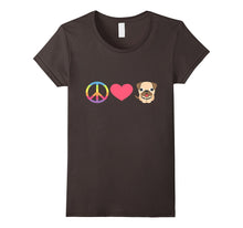 Peace Love Dog T-Shirt Animal Lover Rescue Mom Dad