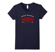 Proud Grandma of a Firefighter Tshirt - America's Finest
