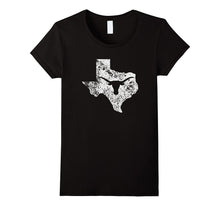 Texas W Longhorn Distressed T-Shirt Texas Cowboy State Shirt