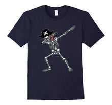 Dabbing Skeleton T-Shirt Pirate Hat Dab Hip Hop Skull Gift
