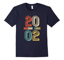 Awesome Since 2002 T-Shirt 15 Yrs Old Bday 15th Birthday Tee
