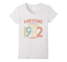 Awesome Since October 1982 Funny T-Shirt 35th Birthday Tee