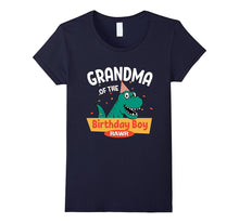 Grandma of the Birthday Boy T-Shirt Dinosaur Raptor Shirt
