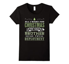 Military Deployment Gift Christmas TShirt: Brother Tee