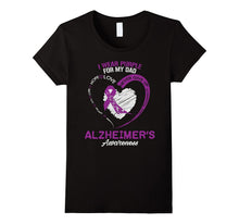 I Wear Purple for My Dad Alzheimer's Awareness T Shirt