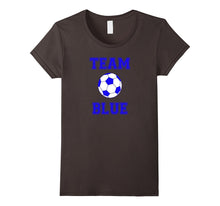 Team Blue Boy Soccer Ball T-Shirt Gender Reveal Party Time