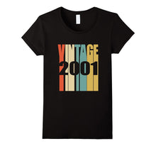 Retro Vintage 2001 T-Shirt 16 Yrs Old Bday 16th Birthday Tee