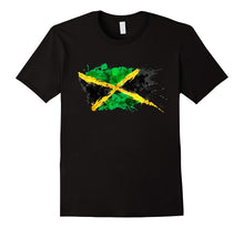 Jamaica Splash Flag Tourist T-Shirt