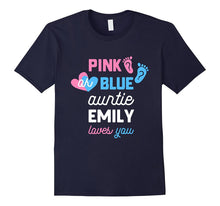 Aunt Emily Baby Shower Reveal Shirts Gender Reveal Tshirt