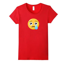 Emoji T-Shirt Crying Face Emoticon Sad Frown