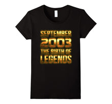 2003 SEPTEMBER the Birth of Legends Gift for 14 Years Old