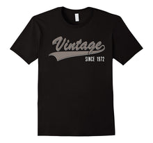45th Birthday Gift Shirt Vintage Since 1972 45 Year Old Tee