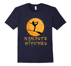 'Namaste Witches' Cute Witch Halloween Shirt