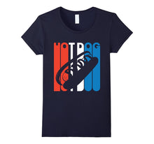 Retro RWnB Hot Dog Silhouette T-Shirt