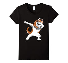 Dabbing Husky Huskies Dog Pup Fun T-Shirt