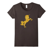 Kids Gold Bling Unicorn Gift T-Shirt - Girls Shirt