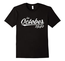 Est October 1940 Shirt Great 77th Birthday Gifts TShirt