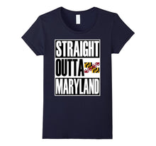 Storecastle: Straight Outta Maryland Gift Pride Flag T-Shirt