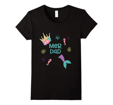 Merdad Shirt Men Mer Dad Mermaid Tee