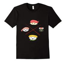 4 Sushi Emoji Japan Manga Chopsticks Fish T Shirt Asia