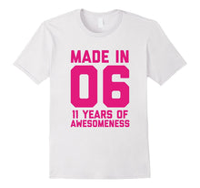 11th Birthday Shirt Gift Age 11 Year Old Girls Tshirt Tee
