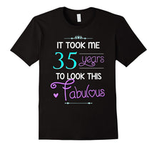 35th Birthday Gift Shirt Fabulous 35 Year Old Tshirt