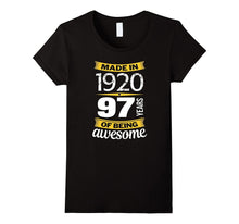 Made in 1920 - 97 Years of Being Awesome Funny 97th Birthday