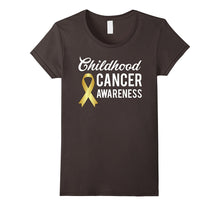 Childhood Cancer Awareness T-Shirt Pediatric Cancer Gold