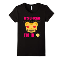Popular Cute 10th Birthday Girls Emoji Shirt