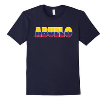 Columbian Flag Abuelo Tee-Shirt for Hispanic Grandfather