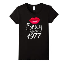 40th Birthday Gift Women Tshirt Sexy Since 1977 40 Year Old