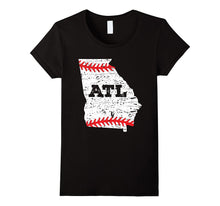 Atlanta ATL Georgia Distressed Baseball T-Shirt