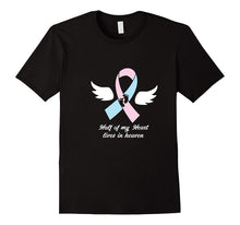 My Heart Lives in Heaven Loss Awareness T Shirts