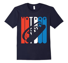 Retro RWnB Hot Dog Silhouette T-Shirt